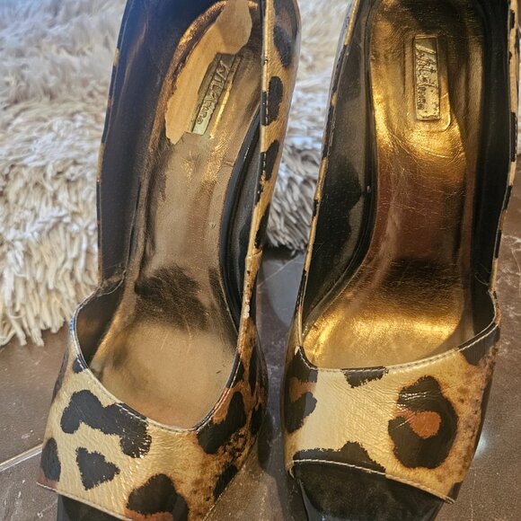 Leapord open toes heels - Picture 5 of 6